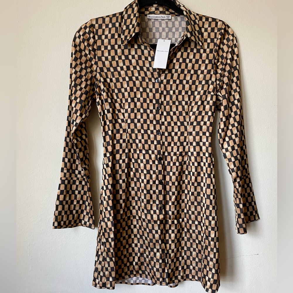 checked dress